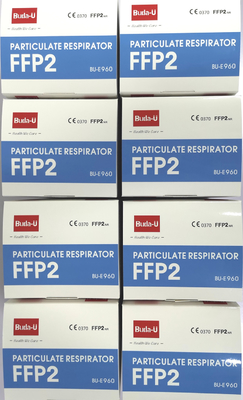 respiratore polverizzato eliminabile bianco 50pcs FFP2 per gli uomini e le donne