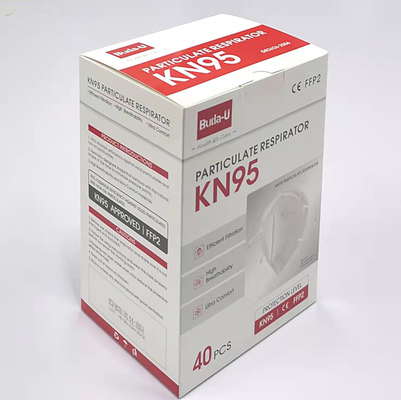 Totale certificato bianco 5 strati di KN95 della maschera polverizzata del respiratore per COVID 19