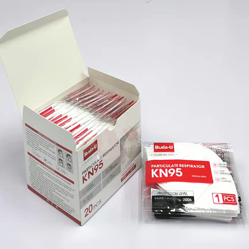 Pacchetto 20Pcs di grado di filtrazione della maschera di protezione del respiratore di Earloop KN95 alto singolo 95%