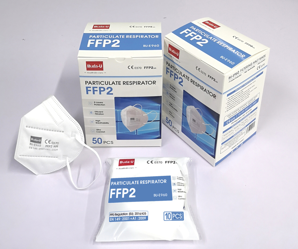 Earloop eliminabile bianco protezione la maschera del respiratore della maschera FFP2 con la certificazione del CE e la registrazione di FDA