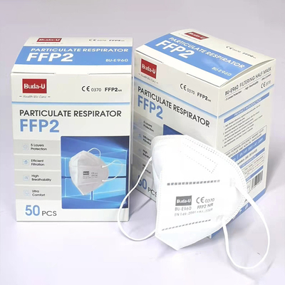 Respiratore polverizzato non tessuto eliminabile della maschera di protezione FFP2 di norma di UE FFP2 NR, con CE0370