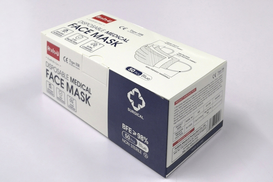 3 strati della maschera di protezione non tessuta chirurgica, maschera di protezione protettiva con Earloops, certificazione del CE di FDA