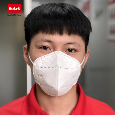 Maschere non tessute protettive del respiratore Kn95 della maschera GB2626 FDA di Buda-U KN95