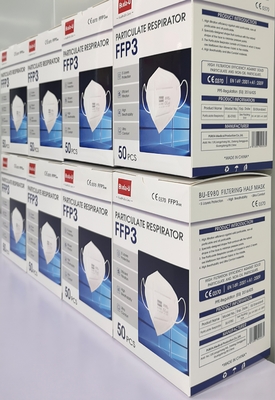 5 l'en 149, u.c.e. della maschera di protezione della polvere di strato FFP3 ha approvato FFP3 le maschere 50pcs/Box