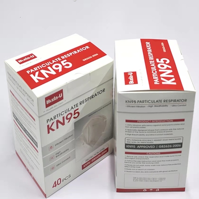FDA u.c.e. ha elencato 5 il respiratore polverizzato 40pcs di strato KN95