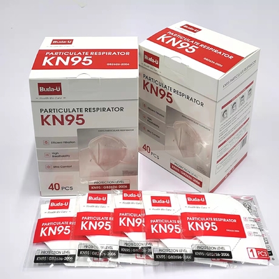 L'alto grado di filtrazione di protezione KN95 del respiratore nero bianco della maschera FDA ha elencato