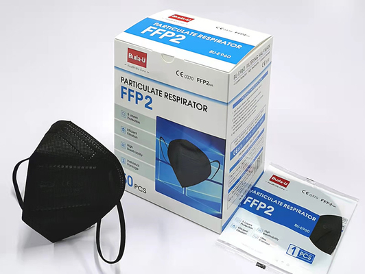 CE0370 maschere protettive di certificazione FFP2 cinque strati con filtrazione di 94%
